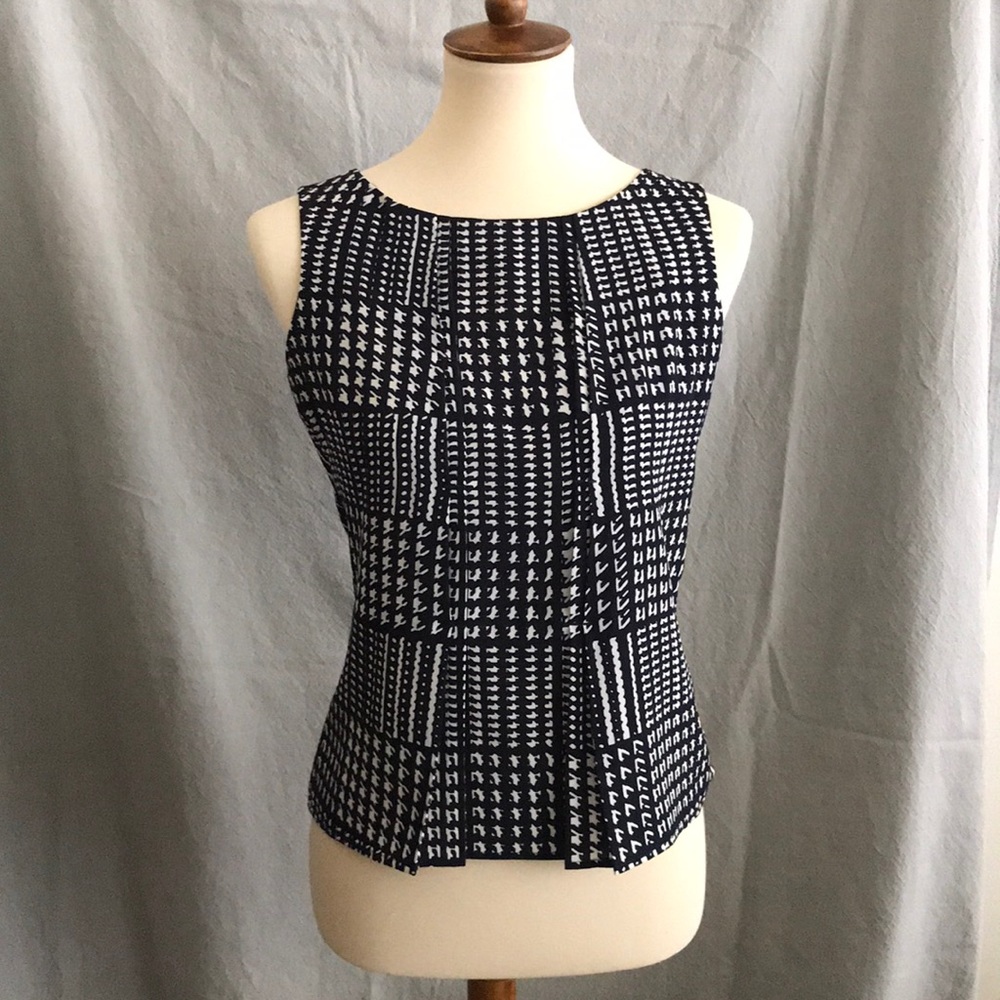 Anne Klein Dark Blue Blouse